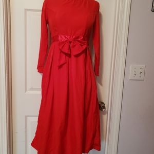 Homemade Red Dress Size Small New